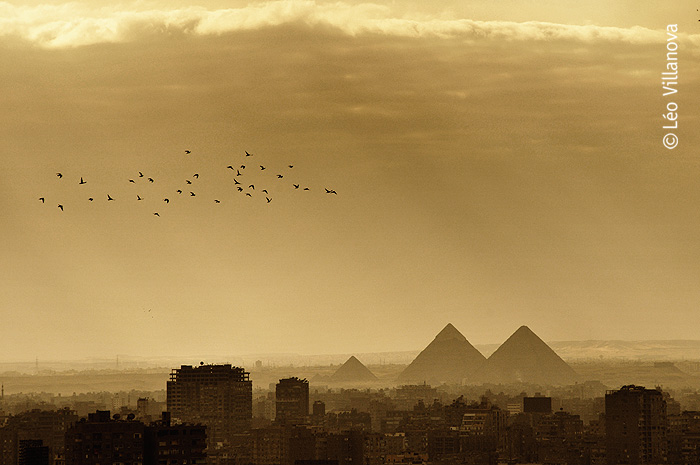 Cairo - Piramides ao longe